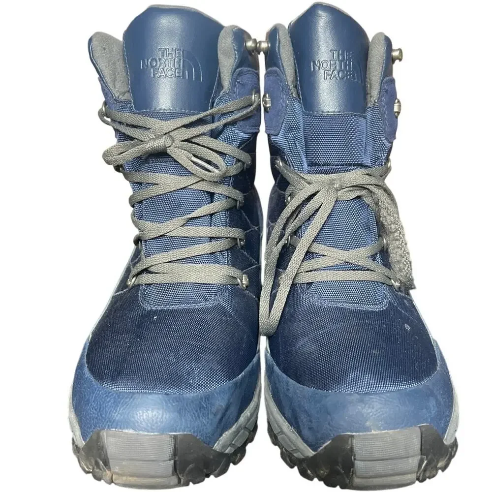 The North Face Waterproof Men's Size 12 Chilkat Cosmic Blue Hiking Boots